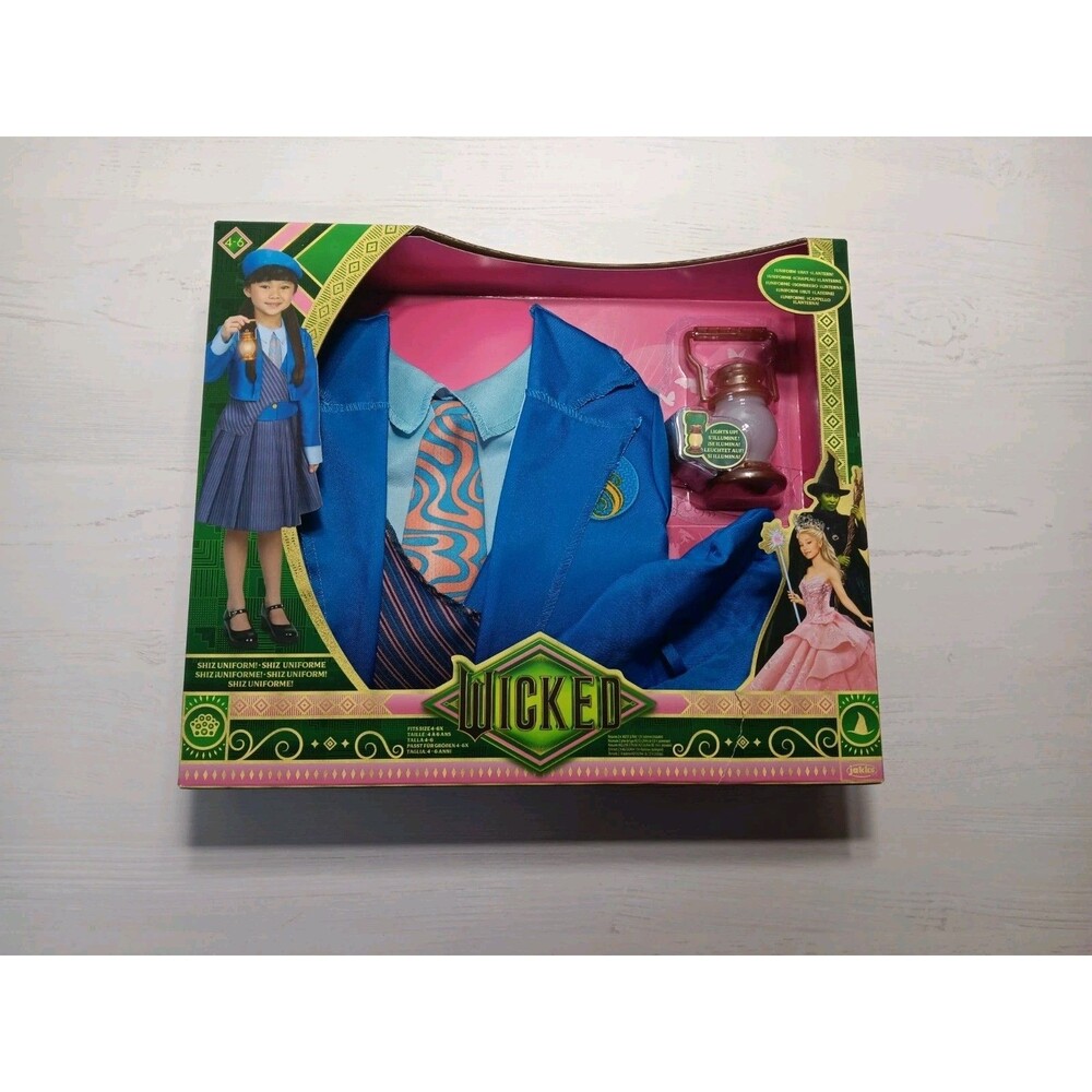 WICKED Shiz University Uniform Costume Hat Lantern NEW Girls 4-6X